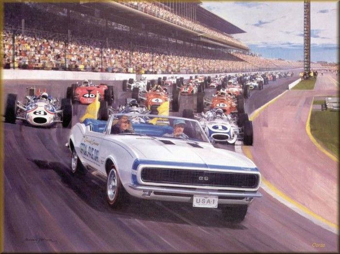 CorsaScan 019 Camaro Pace Car Indy 500 1967. , 