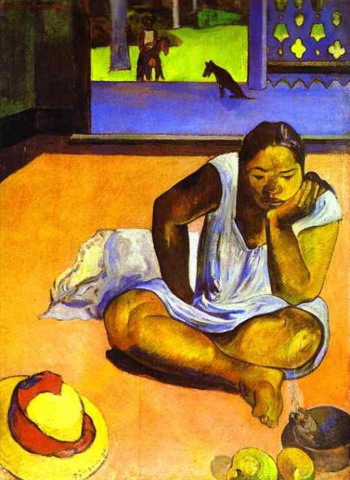 Gauguin - Te Faaturuma (Brooding Woman). , 