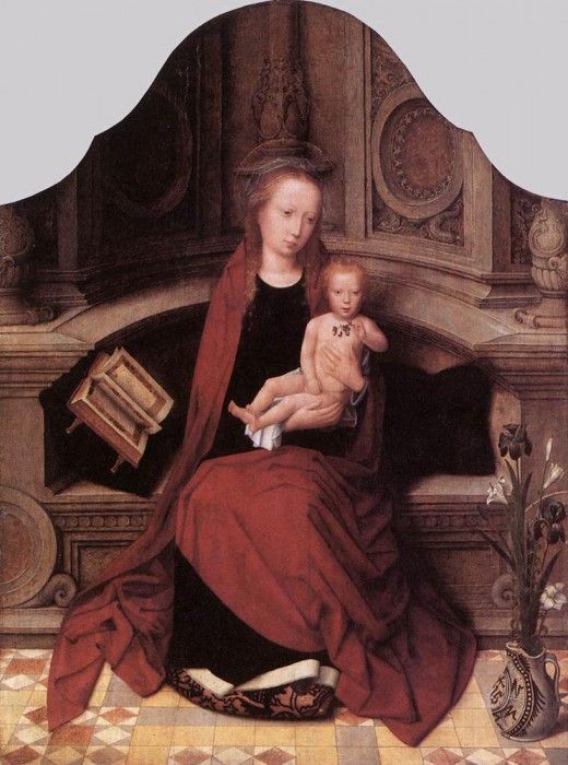 ISENBRANT Adriaen Virgin and Child Enthroned. Isenbrandt,  Ysenbrandt