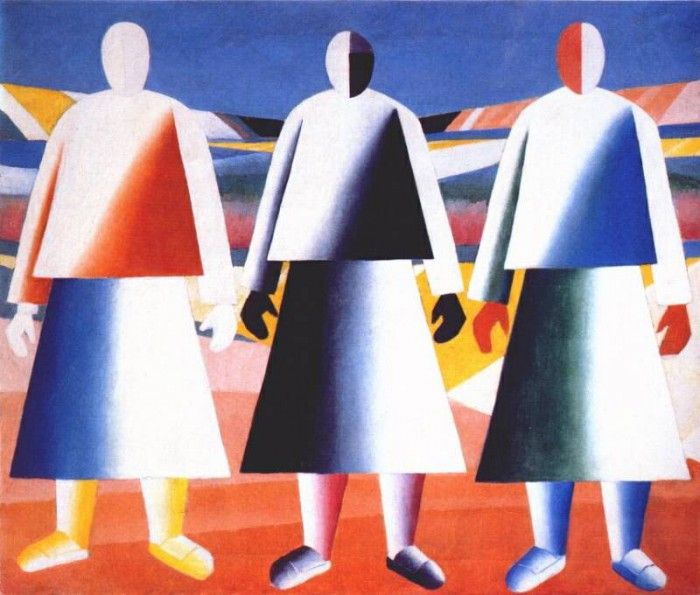 malevich girls in the field c1928-32. , 