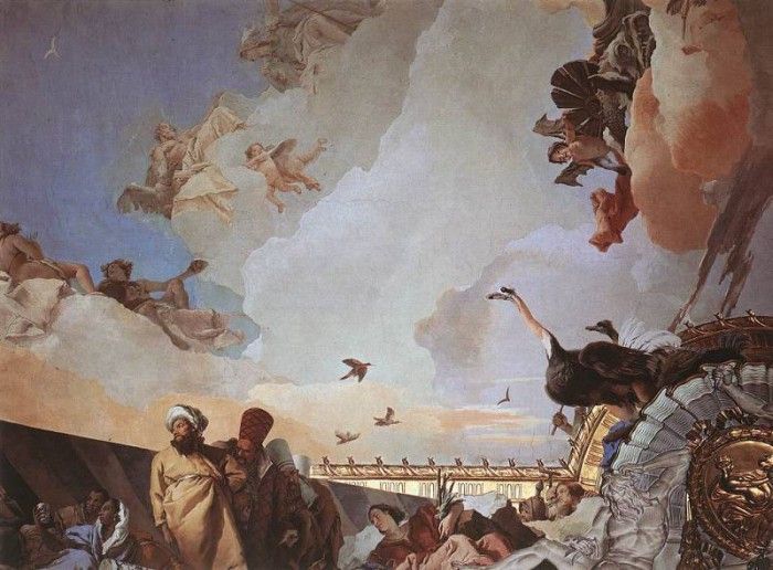 Tiepolo Palacio Real Glory of Spain detail2. ,  