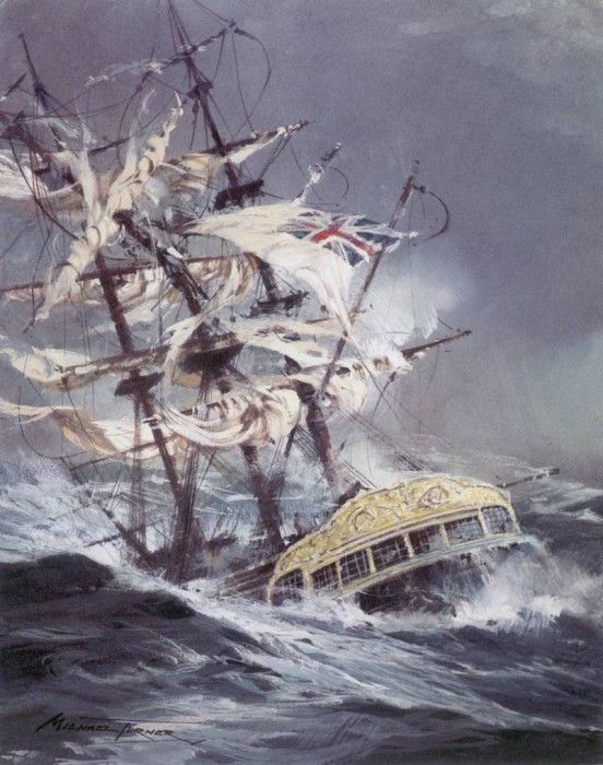 c mto the wreck of the lutine. Тернер, Майкл