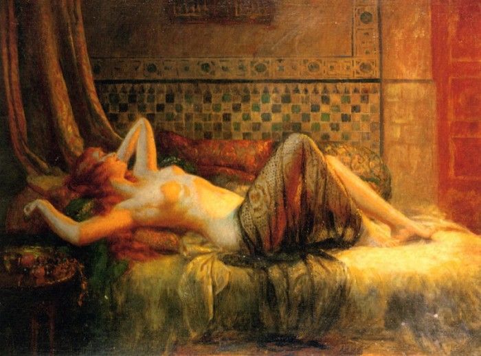 Reclining Nude . Enjolras, Delphin