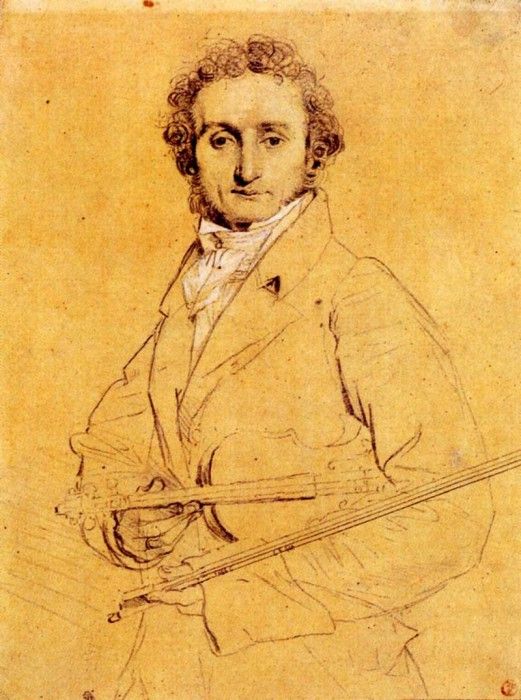 Ingres Niccolo Paganini. ,   