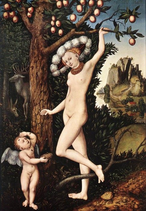 CRANACH Lucas the Elder Cupid Complaining To Venus. ,  