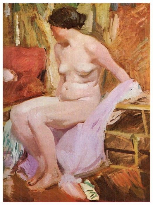 ls Sorolla 1914 Desnudo de mujer. Хоакин Sorolla
