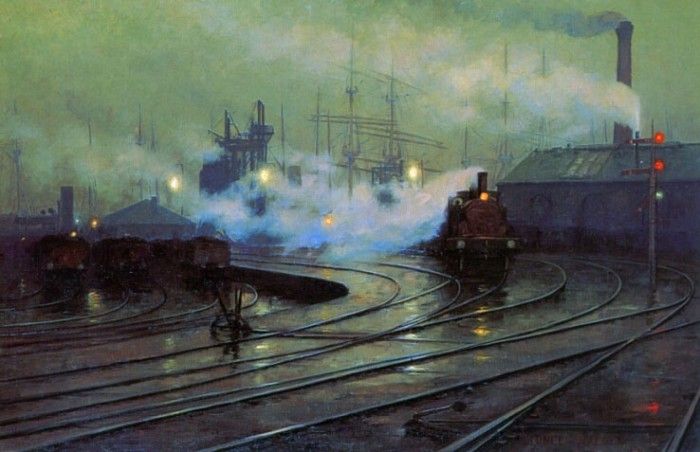 The Docks at Cardiff. , 