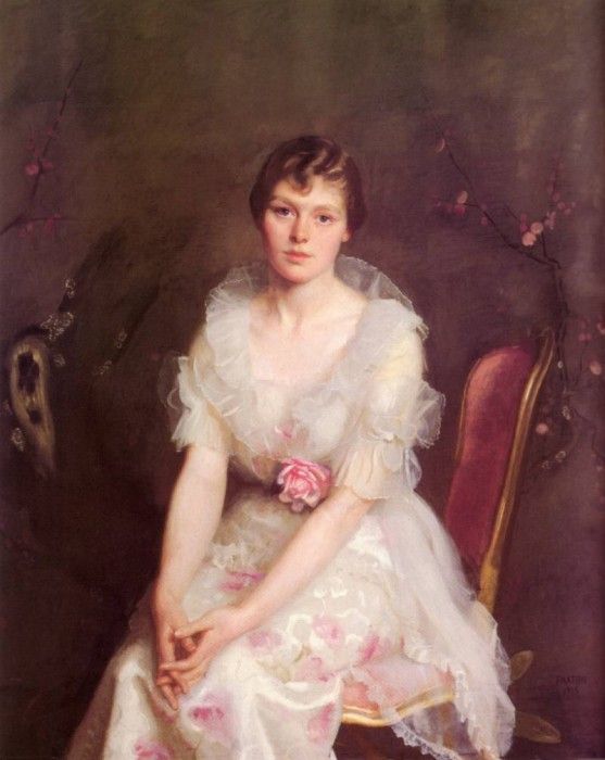 WilliamPaxton PortraitofLouiseConverse 1915. ,  