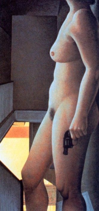 Alex Colville - Femme au revolver, De. , 