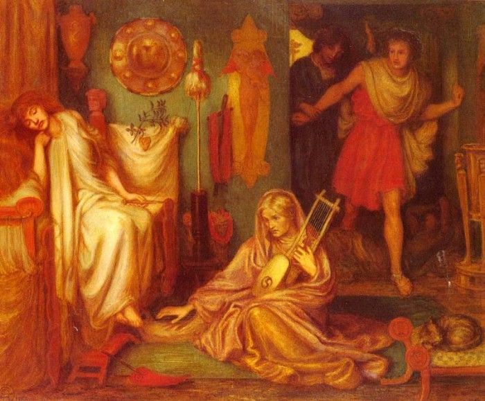 Rossetti Dante Gabriel The Return Of Tibullus To Delia. ,  