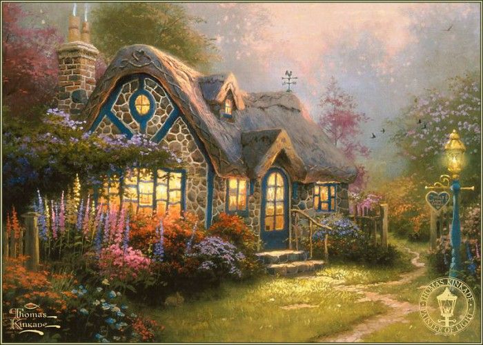pa ThomasKinkade 02 CandlelightCottage.  