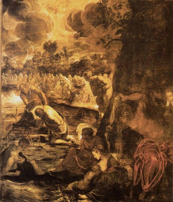 Tintoretto Baptism of Christ, 1579-81, 538x465 cm, Sala Gran. , 