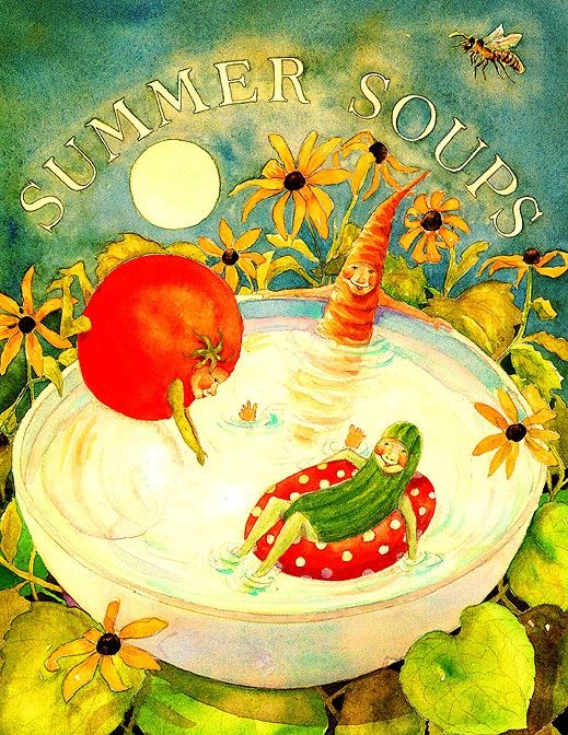 Bms 0010 Blue Moon Soup Summer Soup Jane Dyer sqs. , 