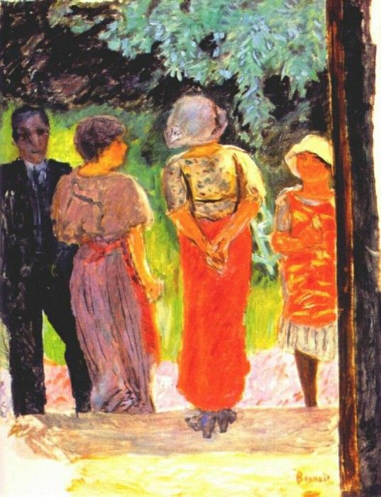 bonnard conversation in the park 1922.  