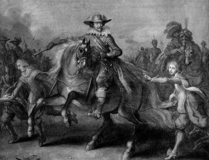 Venne van de Adriaen Frederik Hendrik on horseback Sun. ����, ������� ��� ��