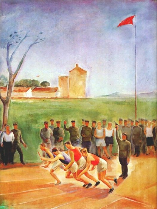pochtenny athletic meet early-1930s. Pochtenny