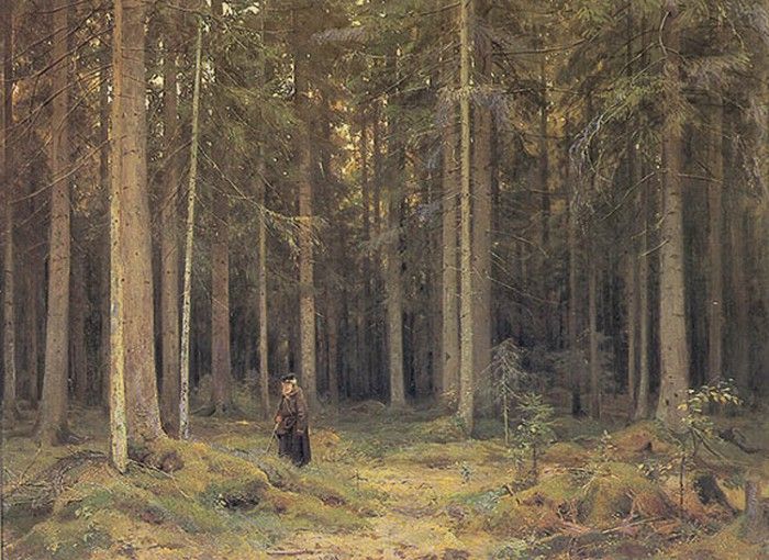 Shishkin Ivan The Forest of Countess Mordvinova 1891. ,  