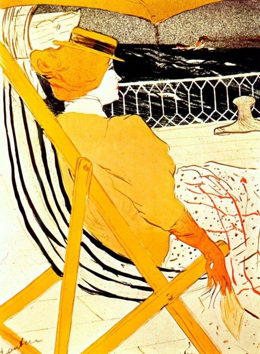 lautrec the passenger in cabin 54 1896. -,  