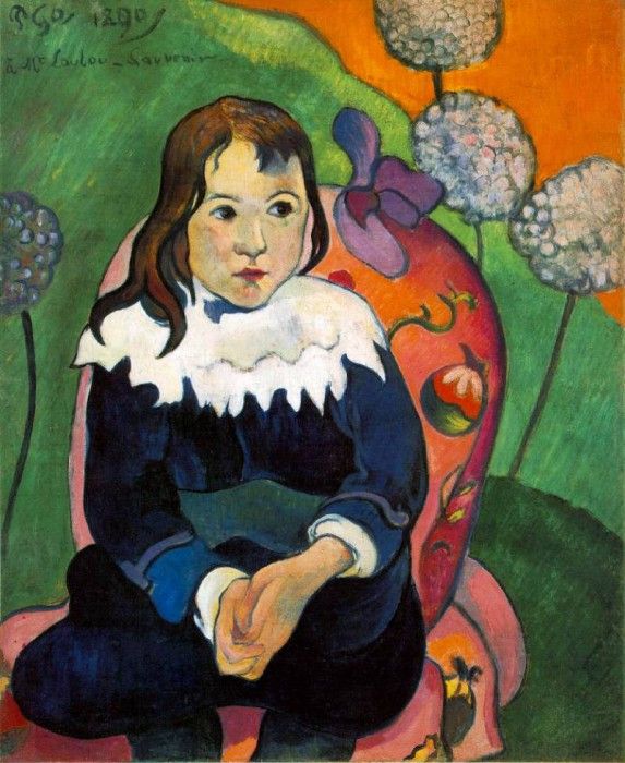 Gauguin M Loulou, 1890, 55 x 46.2 cm, Barnes foundation. , 