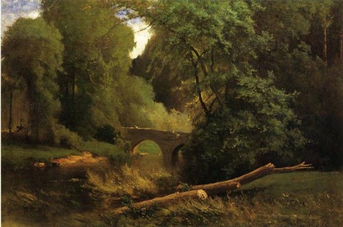 Inness George Cromwell-s Bridge. , 