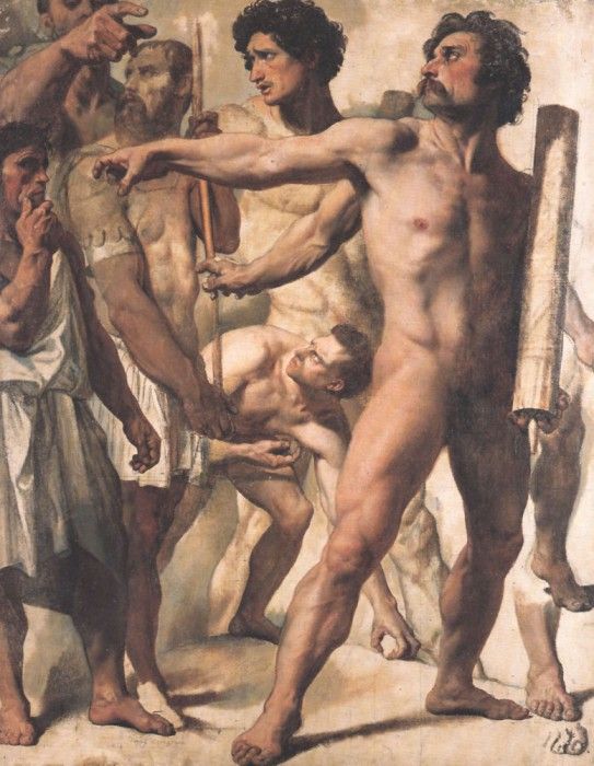 Study for The Martyrdom of St Symphorien. ,   
