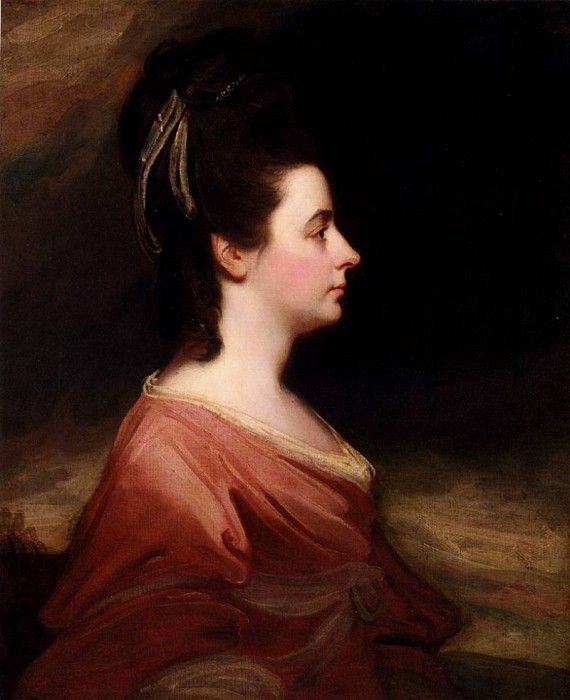 Romney George Portrait Of Harriet Gale. , 