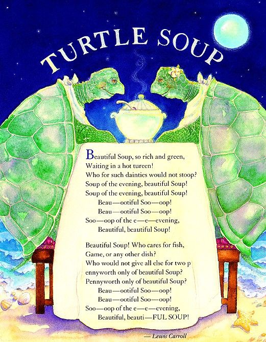 Bms 0002 Blue Moon Soup Turtle Soup Jane Dyer sqs. , 