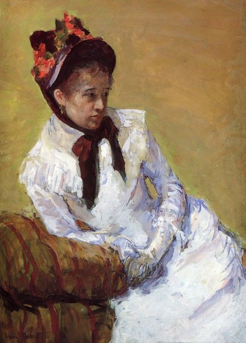 Cassatt Mary Portrait Of The Artist.  