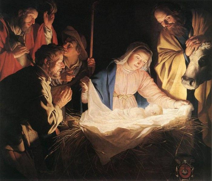 HONTHORST Gerrit van Adoration Of The Shepherds. Honthorst,  