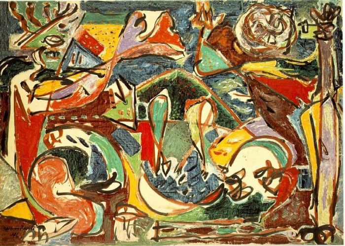 Pollock The key, 1946, The Art Institute of Chicago. , 