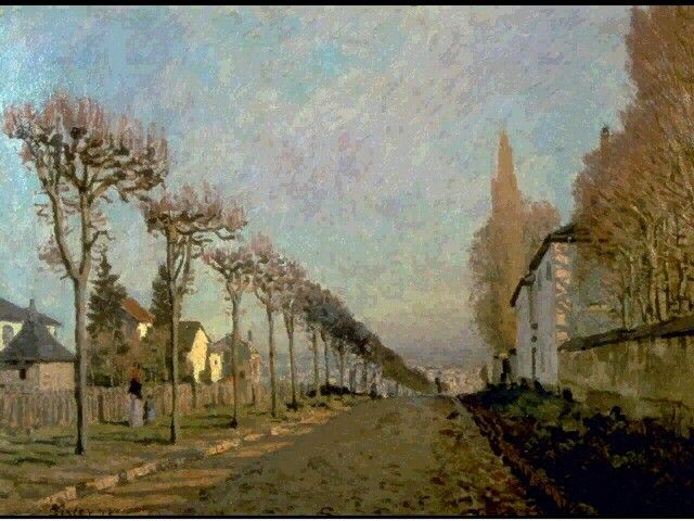 Sisley Chemin de la Machine, Louveciennes, 1873, 54x73 cm, M. , 