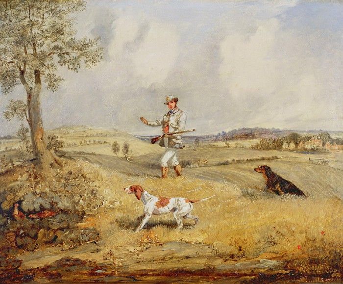 Partridge Shooting. ,  