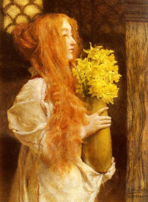 Alma Tadema Sir Laurence Spring Flowers. - 