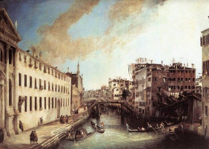 CANALETTO Rio Dei Mendicanti. 