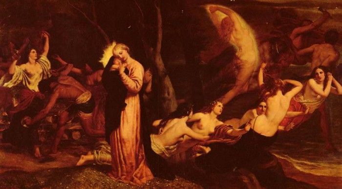 Pickersgill Frederick Richard Flight Of The Pagan Deities. Pickersgill,  