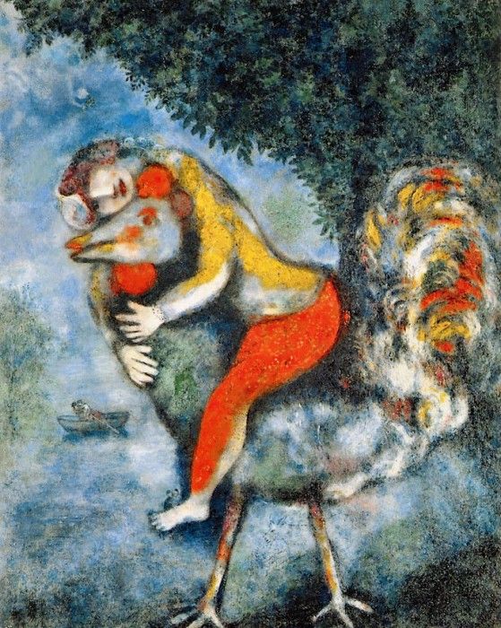 Chagall, Marc - The Cockerel (end. , 