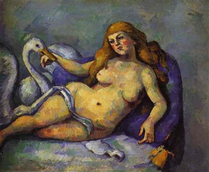 Cezanne - Leda with Swan. , 