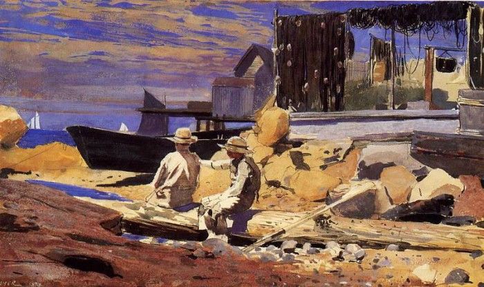 Homer Winslow Waiting for the Boats. , 