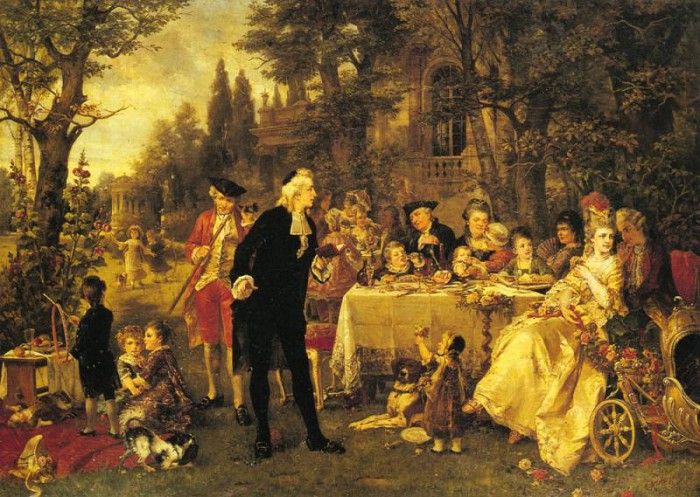Herpfer Carl A Festive Gathering. Herpfer, 
