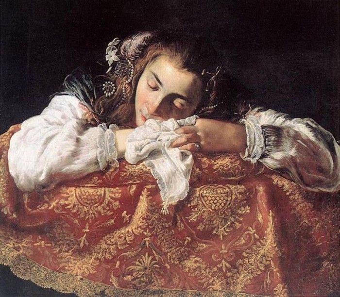 FETI Domenico Sleeping Girl. , 