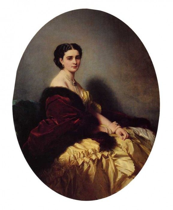 Winterhalter Franz Xavier Madame Sofya Petrovna Naryschkina. ,  