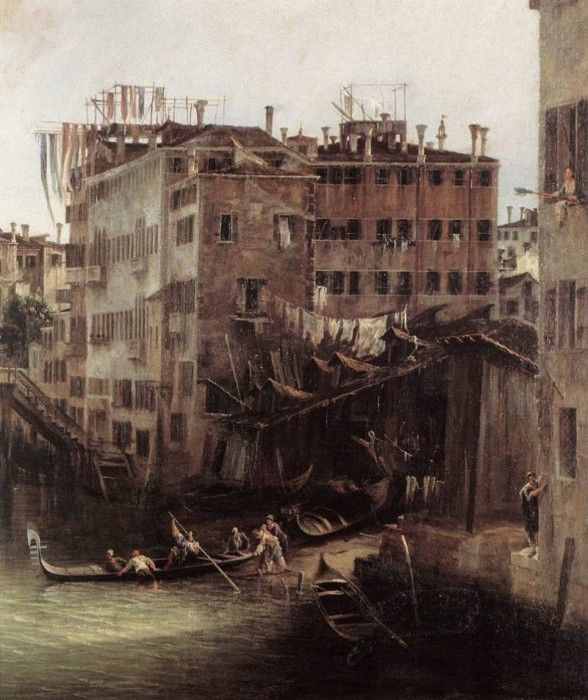 CANALETTO Rio Dei Mendicanti detail 2. 