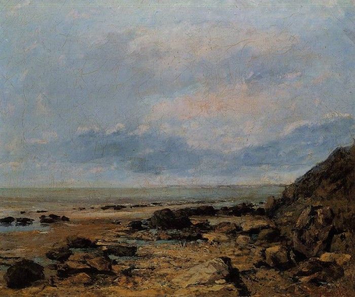 Courbet Gustave Rocky Seashore. �����, ������