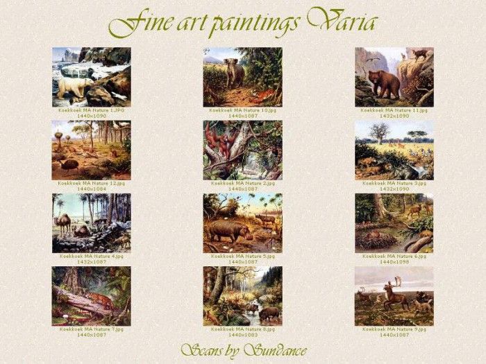 Koekkoek MA Nature index 01 Sun . Koekkoek, Adrianus ������