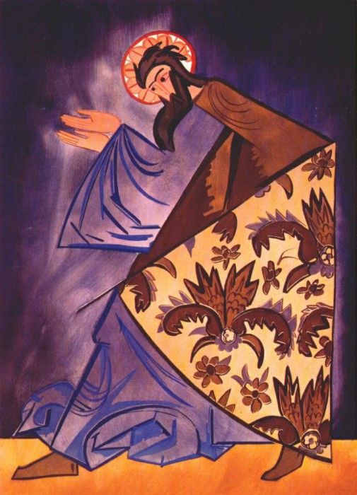 goncharova liturgy sketch-of-a-costume 1914. , 