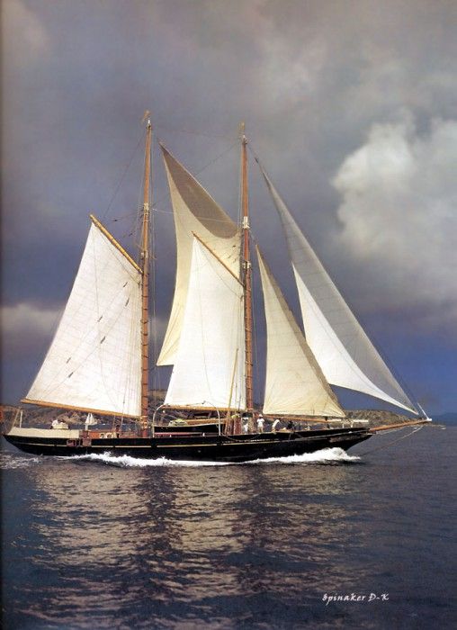 dk tall ships freelance gaff schooner lyr 1907. 