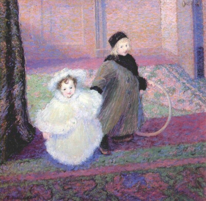 butler the artists children (james and lili) 1896. 