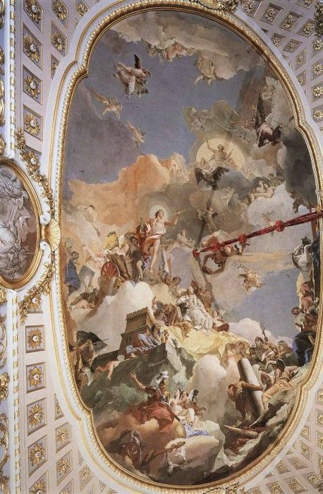 Tiepolo Palacio Real The Apotheosis of the Spanish Monarchy. ,  