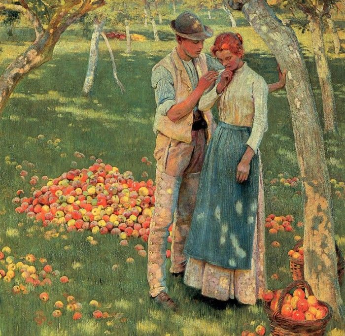 Erichsen, Nelly - The Orchard detail (end. , 