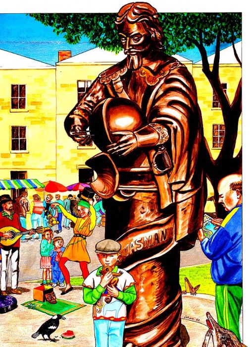 Bb 0019 Momentarily marvelled at a monument Steve&MarionIsham sqs. Isham, ���� � ������